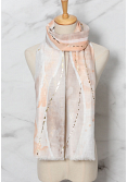 Scarf med fina gulddetaljer 2