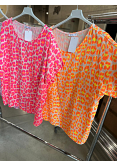 LEOMÖNSTRAD TOPP I BOMULL – T-SHIRTMODELL 3