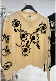 BRODERAD BLOMTRÖJA 4
