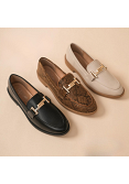 GOLD BUCKLE LOAFERS 4