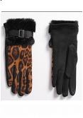 ELEGANTA HANDSKAR MED LEOMÖNSTER OCH FUSKPÄLS 4