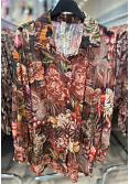 MÖNSTRAD SKJORTBLUS I LÄTT MATERIAL 2