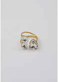 JUSTERBAR RING MED STENAR 4