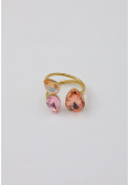 JUSTERBAR RING MED STENAR 2