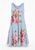BOMULLSKLÄNNING MED BLOMMOR 3