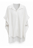 OVERSIZE SKJORTA I LINNEMIX 3