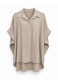 OVERSIZE SKJORTA I LINNEMIX 2