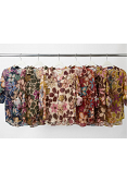 BLOMMIG BLUS MED 3/4 DELS ÄRM 4