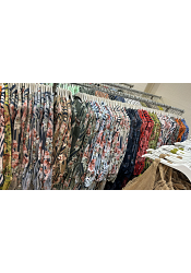 MÖNSTRAD LINNEKLÄNNING/KIMONO 3
