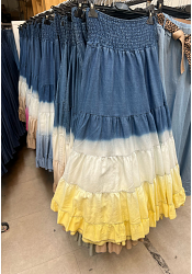 DENIMKJOL MED SMOCK 2