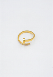 MINIMALISTISK RING MED STRASSSTENAR 3