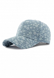 SMÅBLOMMIG KEPS MED JACQUARD-MÖNSTER 2