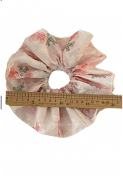 STOR BLOMMIG SCRUNCHIE 3