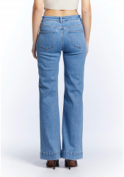 DENIM-JEANS MED KNAPPDETALJER 2