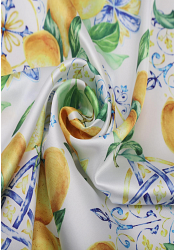 CITRONMÖNSTRAD LITEN SCARF 2