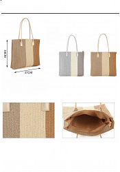 RANDIG STRÅSHOPPER MED HANDTAG 2