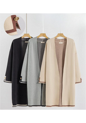 KANTDETALJERAD CARDIGAN MIXAT PACK 3