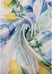 SATINSCARF MED CITRON OCH BLAD 3