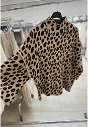 LEOPARDMÖNSTRAD POLOTRÖJA 3