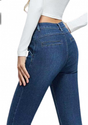SLIM FLARE JEANS MED STRETCH 2