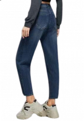 AVSMALNANDE JEANS I VINTAGETVÄTT 2