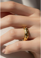 STJÄRNDEKORERAD JUSTERBAR RING 2