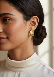 STRUKTURERAT STÅLÖRHÄNGE I BÖJD FORM 2