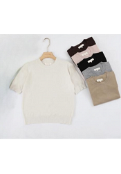 STICKAD T-SHIRT MED KORT ÄRM MIXAT PACK 2