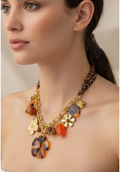 STATEMENTHALSBAND MED SKAL- OCH BLOMPRYDNADER 2