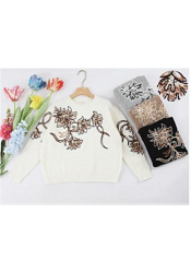 TRÖJA MED BRODERADE DETALJER - MIXAT PACK 2