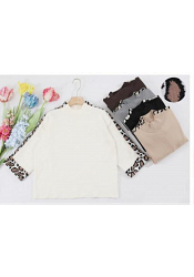 LEOPARDDETALJERAD TRÖJA MIXAT PACK 2