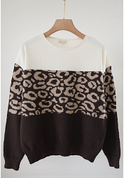 LEOMÖNSTRAD STICKAD TRÖJA - MIXAT PACK 3