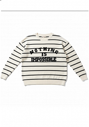 STICKAD TRÖJA “NOTHING IS IMPOSSIBLE” MIXAT PACK 3