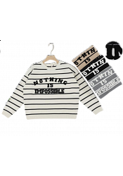 STICKAD TRÖJA “NOTHING IS IMPOSSIBLE” MIXAT PACK 2