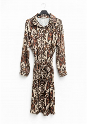 MÖNSTRAD SKJORTKLÄNNING – SILKY TOUCH 2