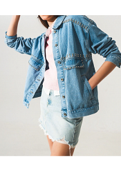 NITDEKORERAD JEANSJACKA 2