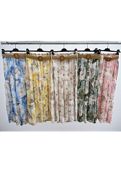 FLORAL KJOL MED BÄLTE 2