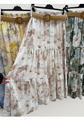 FLORAL KJOL MED BÄLTE 3