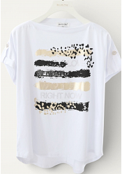 PRINTAD T-SHIRT MED FOILDETALJ (mixat pack) 3