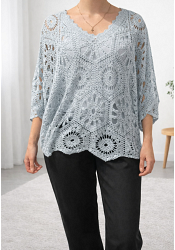 \"FANNY\" VIRKAD TOPP MED UNDERLINNE 3