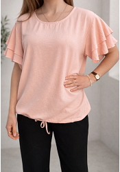 REGLERBAR T-SHIRT MED VOLANGÄRM 3