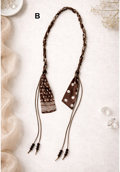 FLÄTAT MIDJEBÄLTE MED SCARFDETALJ 3