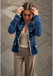 JEANSJACKA I OFFICERSSTIL 2