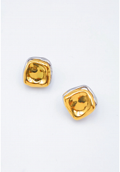 TVÅFÄRGADE ÖRHÄNGEN – GOLD 3