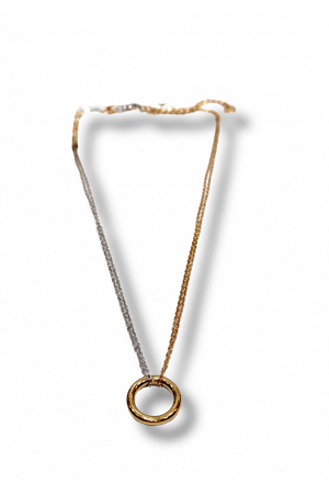 Halsband Guld-Silver-Mix