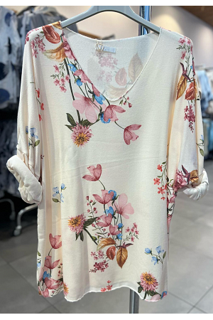 BLOMMIG TRÖJA