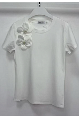 T-SHIRT MED DEKORATIVA BLOMMOR – MIXAT PACK