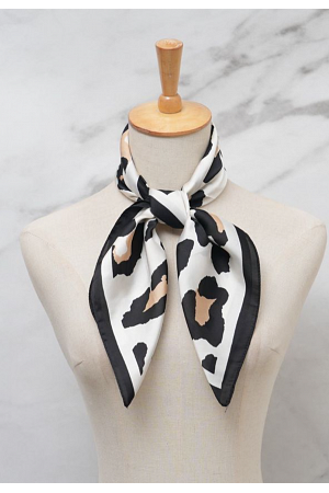 LEOPARDMÖNSTRAD LITEN SCARF