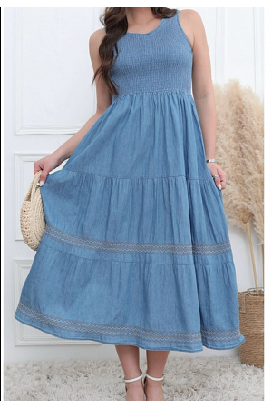 SOMMARKLÄNNING I DENIM, MIXAT PACK