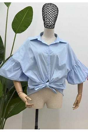 KNYTBLUS MED BALLONGÄRM
